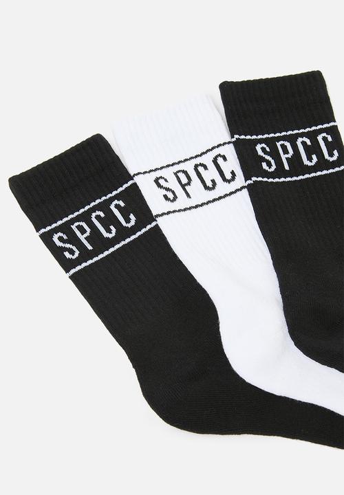 S.P.C.C - Declen Signature  Socks - Black & White