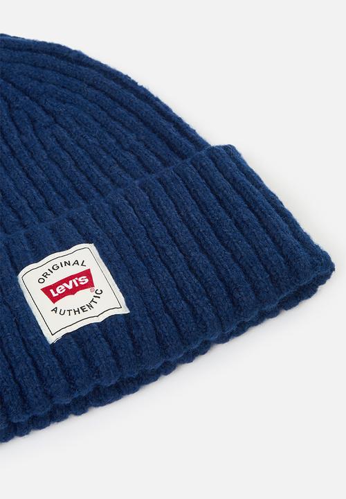 Levi’s® - Men S Holiday Batwing Beanie - Blue