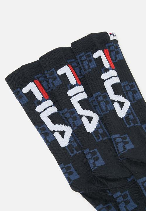 FILA - Kaden tube sock mens 3 pack - blue