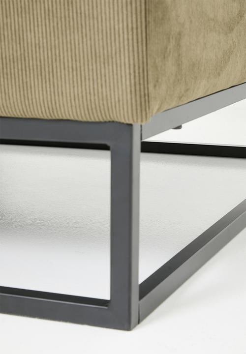 Sixth Floor - Cassius Square Ottoman - Olive