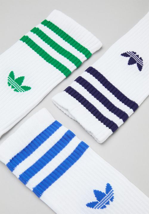 adidas Originals - High crew sock 3 pack - white