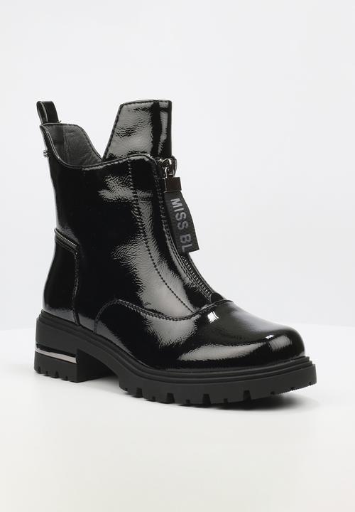 Miss Black - Vadar 2 heel trim boot - black