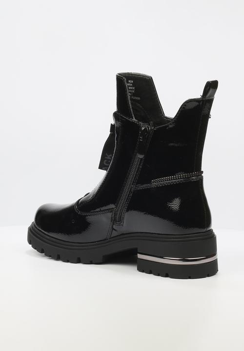 Miss Black - Vadar 2 heel trim boot - black