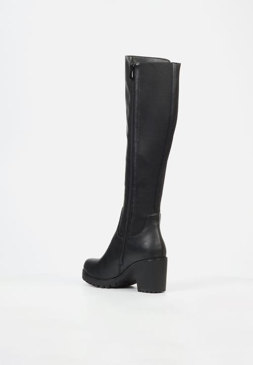 Butterfly Feet - Noel 2 block heel boot - black