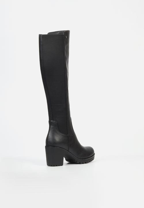 Butterfly Feet - Noel 2 block heel boot - black