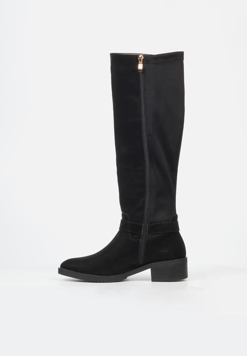 Butterfly Feet - Scotia 1 block heel boot - black