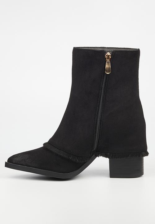 Miss Black - Cactus 1 heeled ankle boot - black