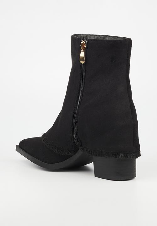 Miss Black - Cactus 1 heeled ankle boot - black