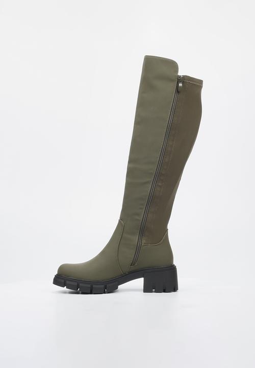 Miss Black - Odyssey 6 boot - olive