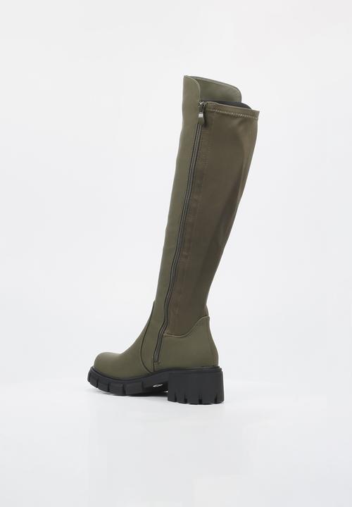 Miss Black - Odyssey 6 boot - olive