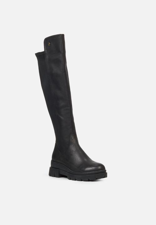 Rock & Co - Hunt 3 over the knee boot - black