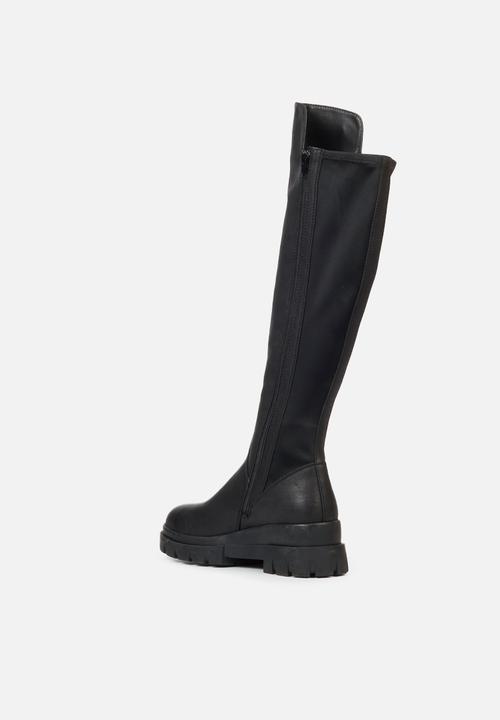 Rock & Co - Hunt 3 over the knee boot - black