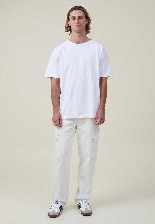 Cotton On - Baggy jean - panel cargo ecru