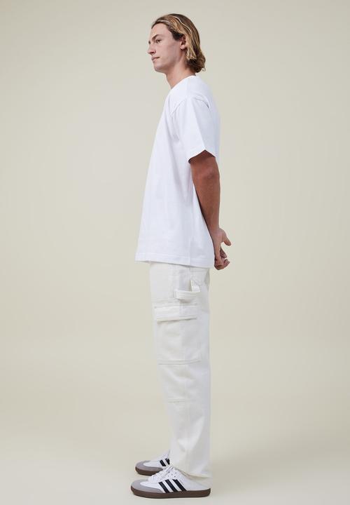 Cotton On - Baggy jean - panel cargo ecru