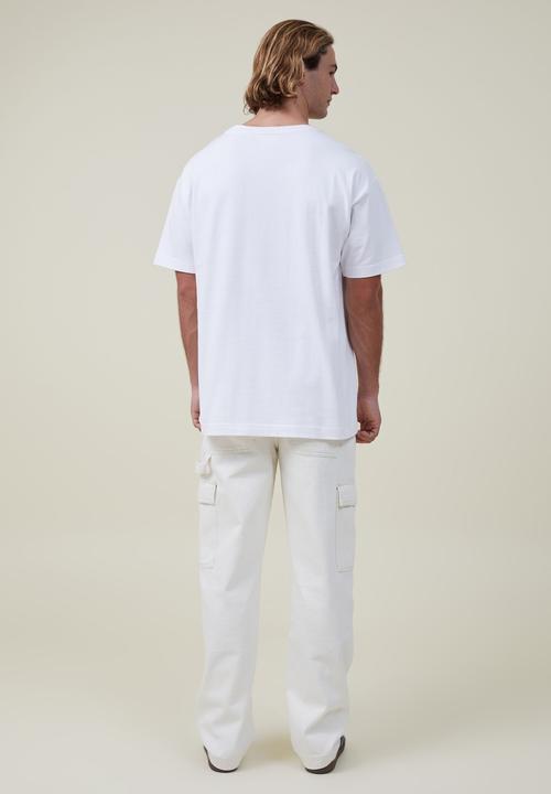 Cotton On - Baggy jean - panel cargo ecru
