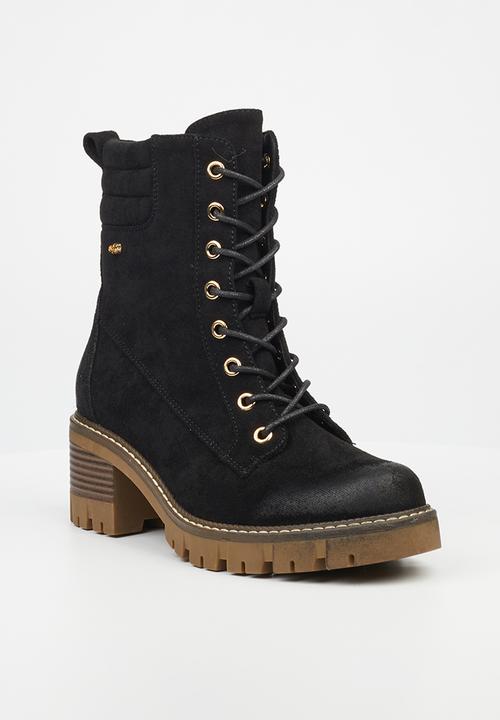 Miss Black - Carter 2 lace-up boot - black