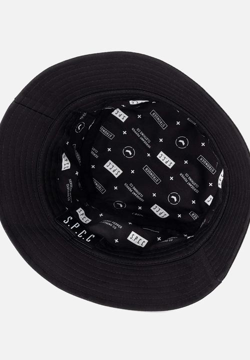 S.P.C.C - Branald Bucket Hat - Black & Dark Olive