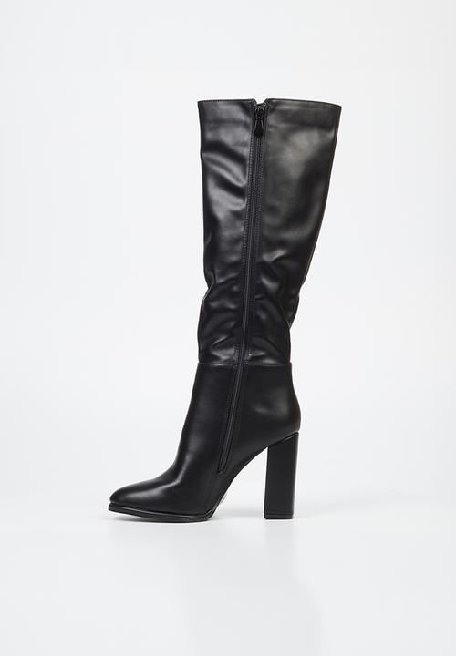 Miss Black - Shania 1 knee length boot - black