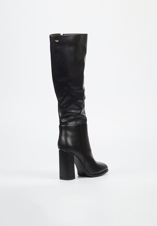Miss Black - Shania 1 knee length boot - black