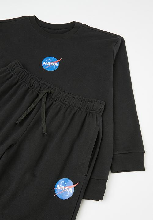 Pop Candy - NASA Tracksuit - black