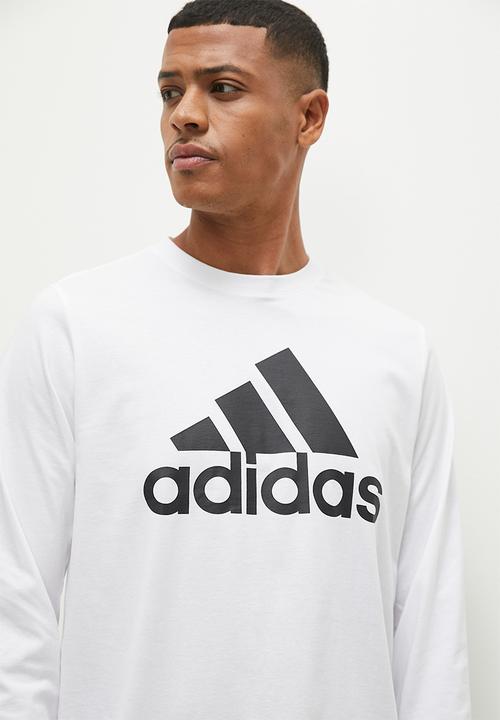 adidas Performance - Big logo BOS ls tee - white