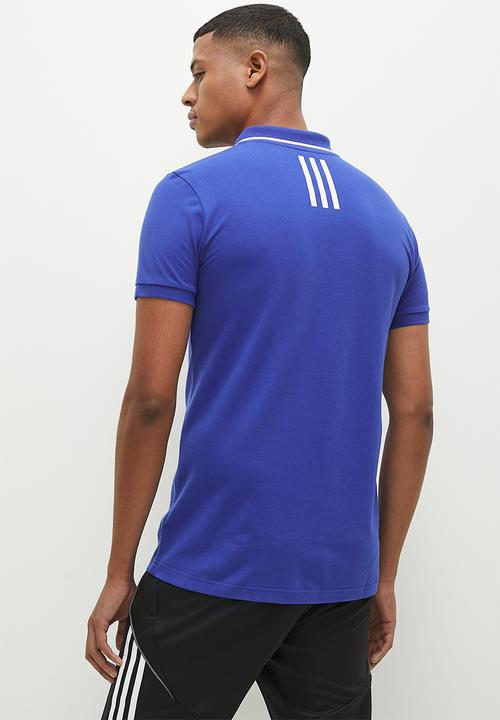 adidas Performance - Piquet polo 3 - mid blue