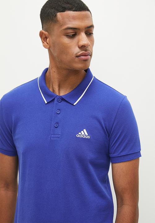 adidas Performance - Piquet polo 3 - mid blue
