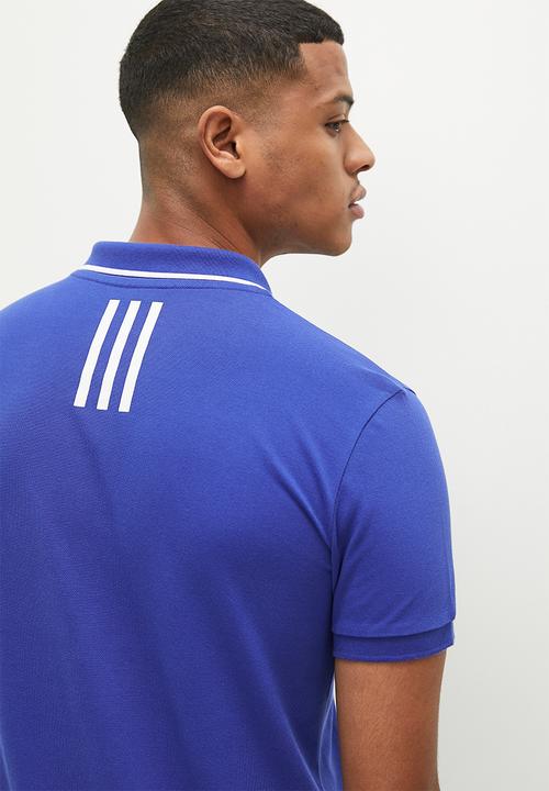 adidas Performance - Piquet polo 3 - mid blue