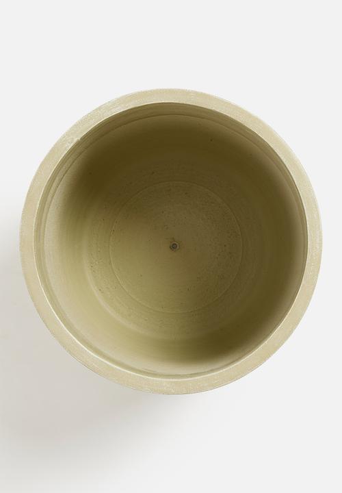 H&S - Cube planter set of 3 – cream