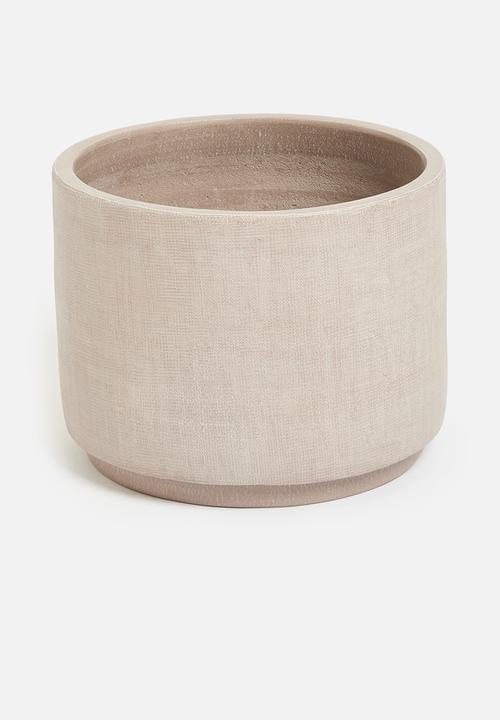 H&S - Cube planter set of 3 – rust