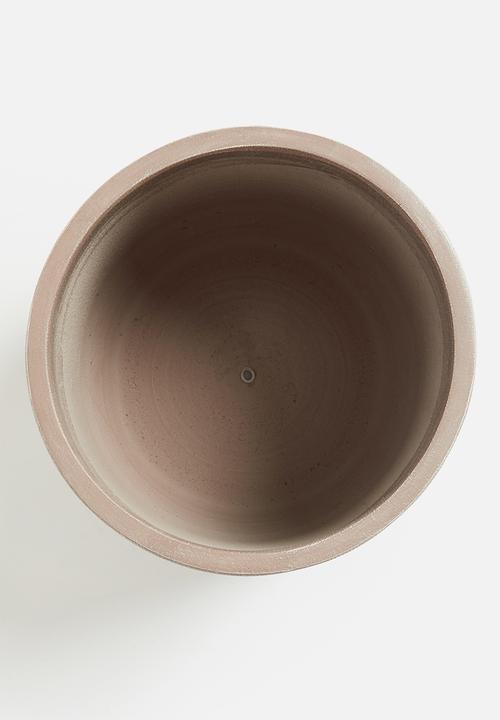 H&S - Cube planter set of 3 – rust
