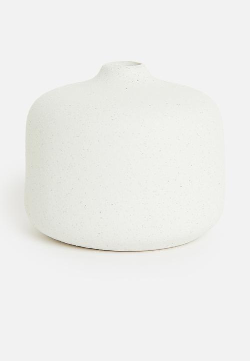 H&S - Sandy vase - white