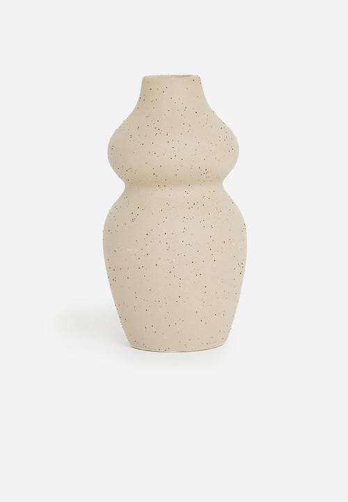 H&S - Matt vase - cream