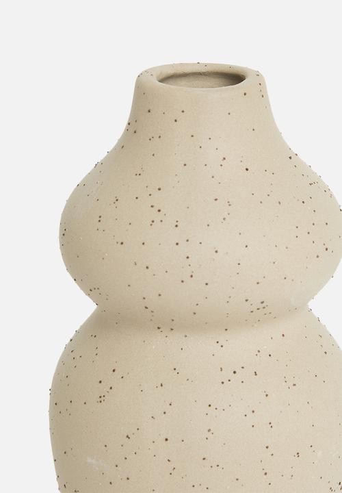H&S - Matt vase - cream