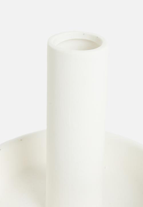H&S - Base candle holder - white