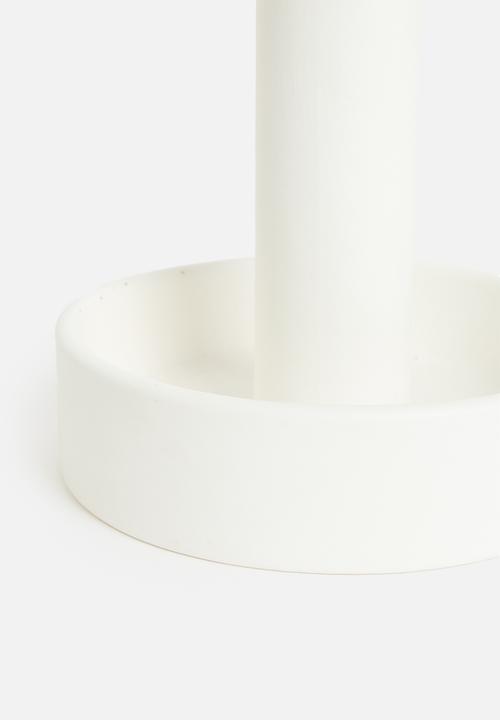 H&S - Base candle holder - white