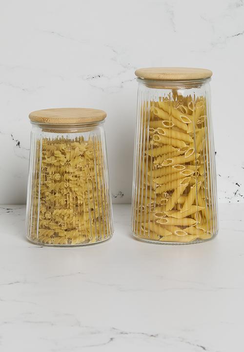 Excellent Houseware - Storage Jar 1,4L - Clear