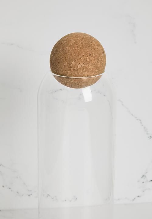 Excellent Houseware - Storage Jar 1,3L - Clear