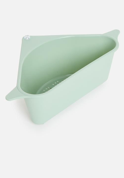 Excellent Houseware - Corner sink organiser – green
