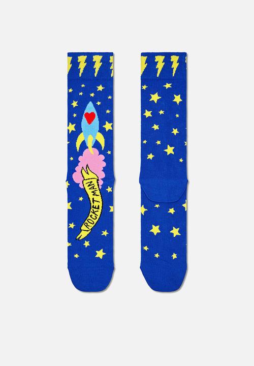 Happy Socks - Elton john 3-pack gift set - black