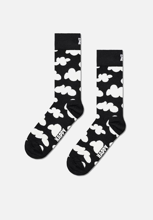 Happy Socks - 3-pack black and white socks gift set - black
