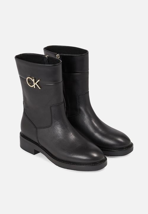 Calvin Klein - Rubber sole ankle boot w/hw - ck black