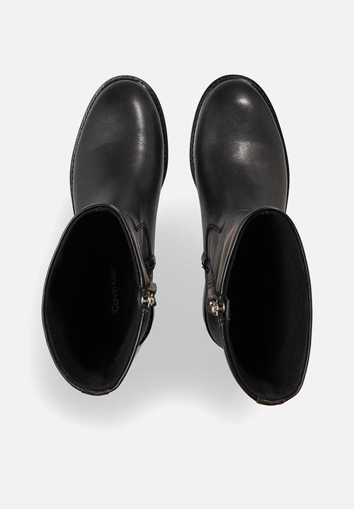Calvin Klein - Rubber sole ankle boot w/hw - ck black