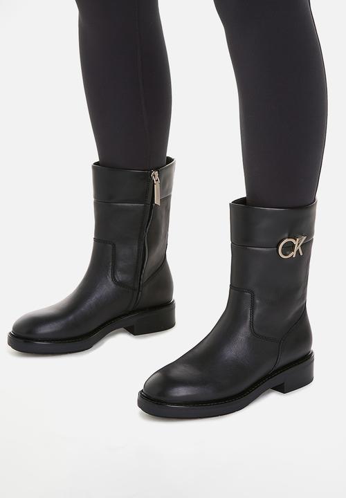 Calvin Klein - Rubber sole ankle boot w/hw - ck black