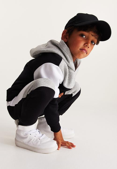 H&M - Joggers - black block-coloured
