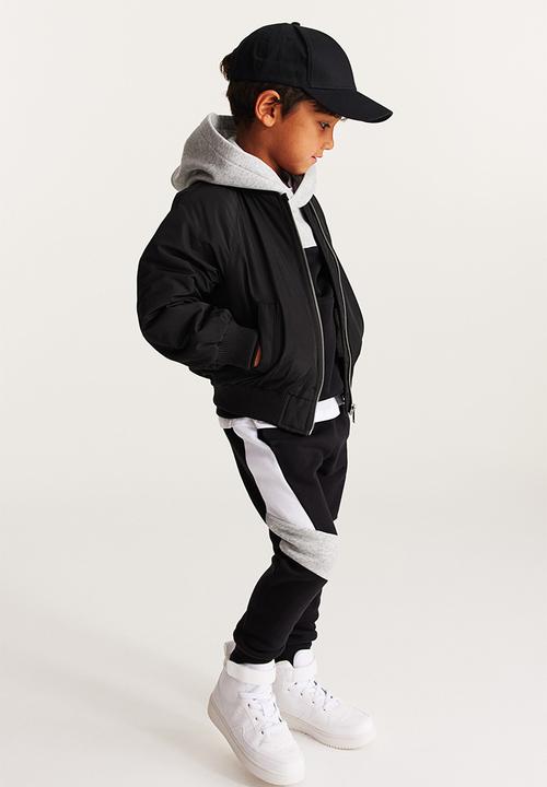 H&M - Joggers - black block-coloured