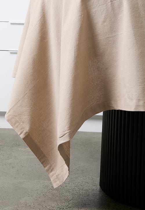 Excellent Houseware - Amani Tablecloth - taupe