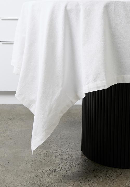 Excellent Houseware - Amani Tablecloth - White