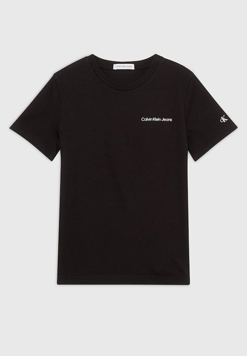 Calvin Klein - Short sleeve t-shirt chest logo - black 