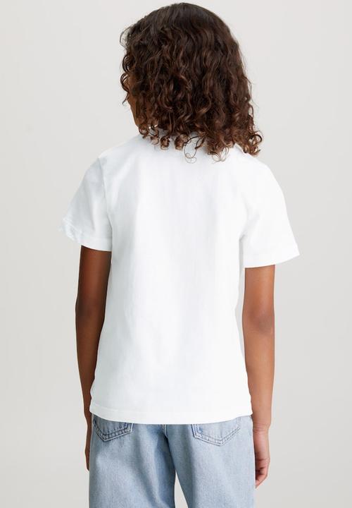 Calvin Klein - Short sleeve t-shirt chest logo - white
